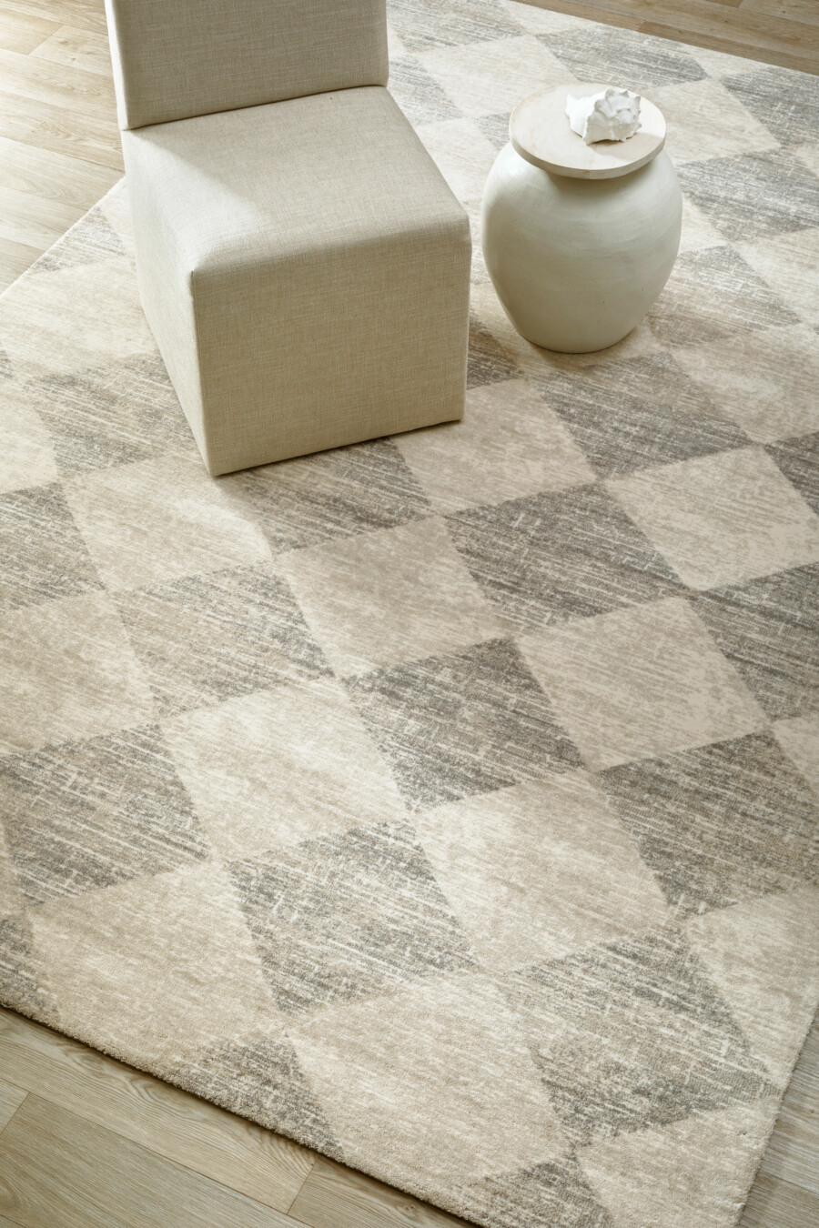 Agnus CHECKERED beige